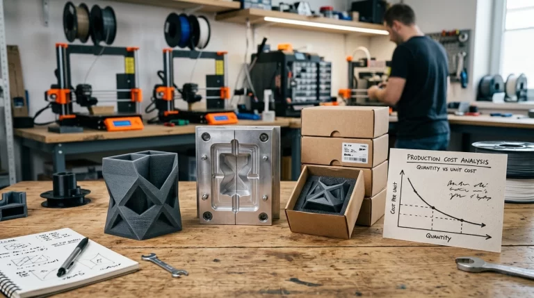 3D printing vs injection molding for small batch custom gifts