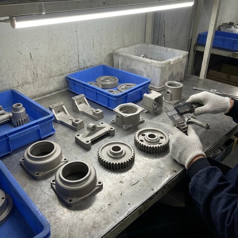Binder jetting 316L stainless steel parts after sintering and surface finishing