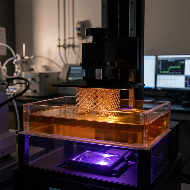 CLIP resin 3D printing continuous photopolymerization with oxygen inhibition dead zone