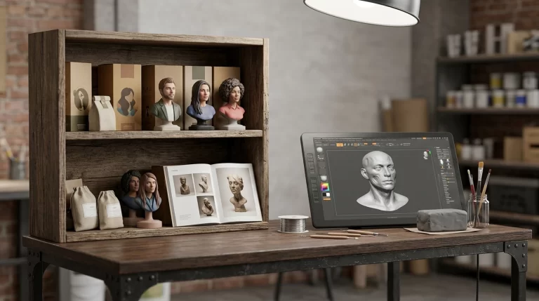 custom 3D portrait figurines for gift brands and souvenir shops