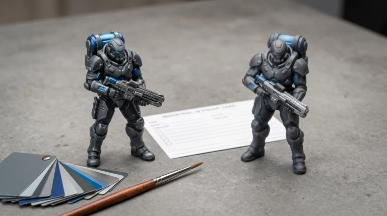painted resin vs full-color 3D printing cost detail and finish comparison