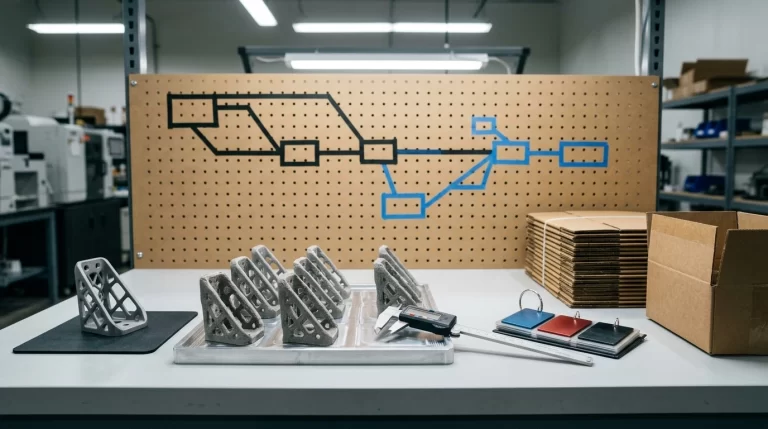 prototype to small batch 3D printing workflow from sample to production