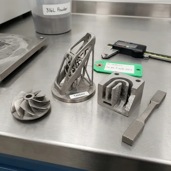 SLM Selective Laser Melting Titanium Stainless Steel Metal 3D Print Parts