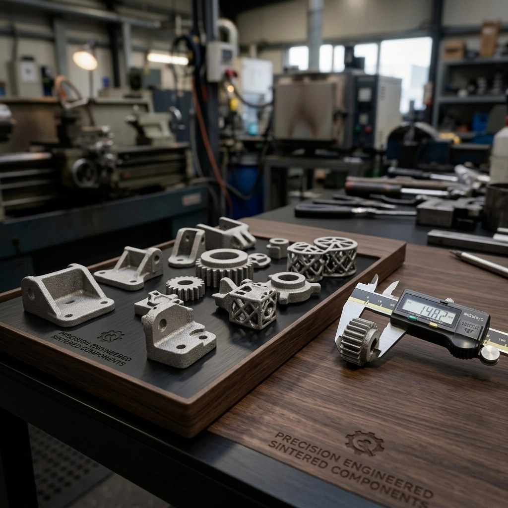 Binder Jetting Metal 3D Printing Service sintered metal parts - render sample