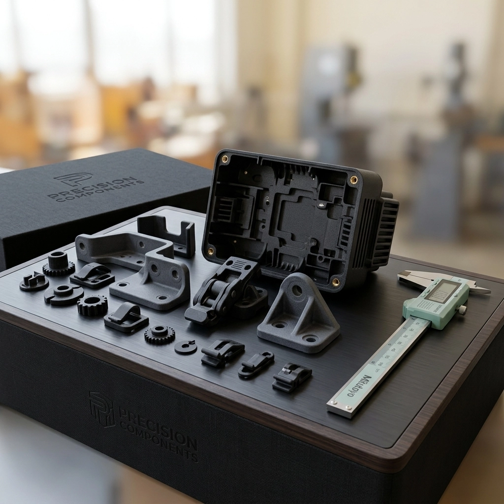 MJF Nylon 3D Printing Service functional PA12 parts - render sample