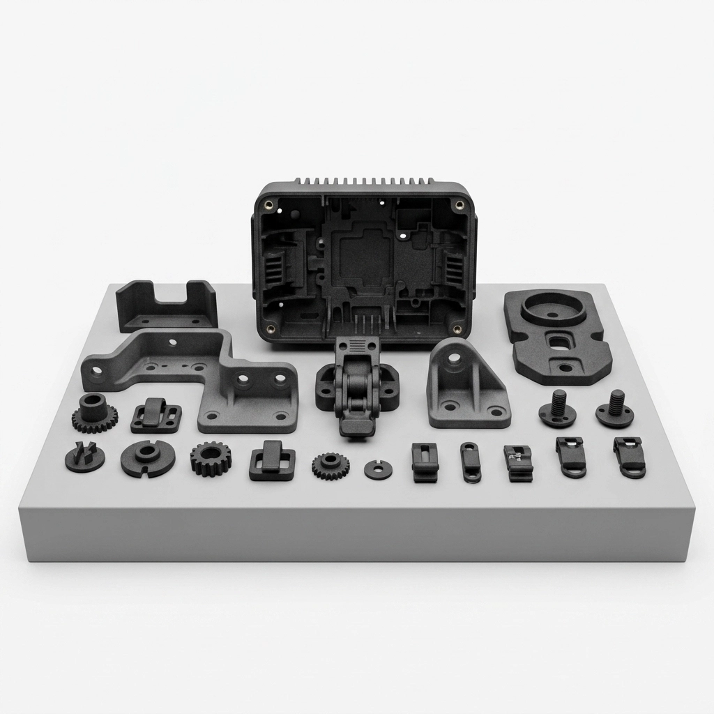 3D printing materials and finishes for nylon functional parts