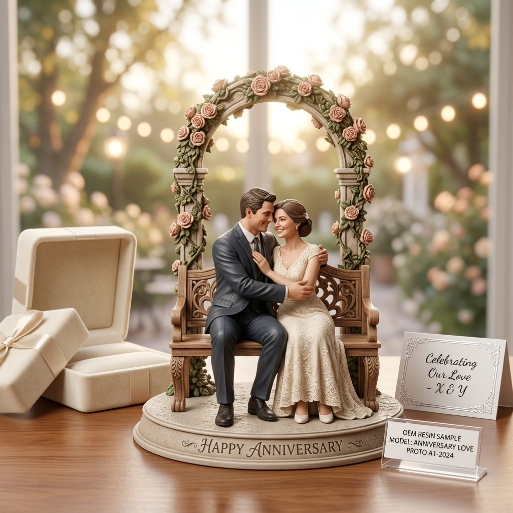OEM Custom Figurine Manufacturing sample-to-bulk display - lifestyle scene