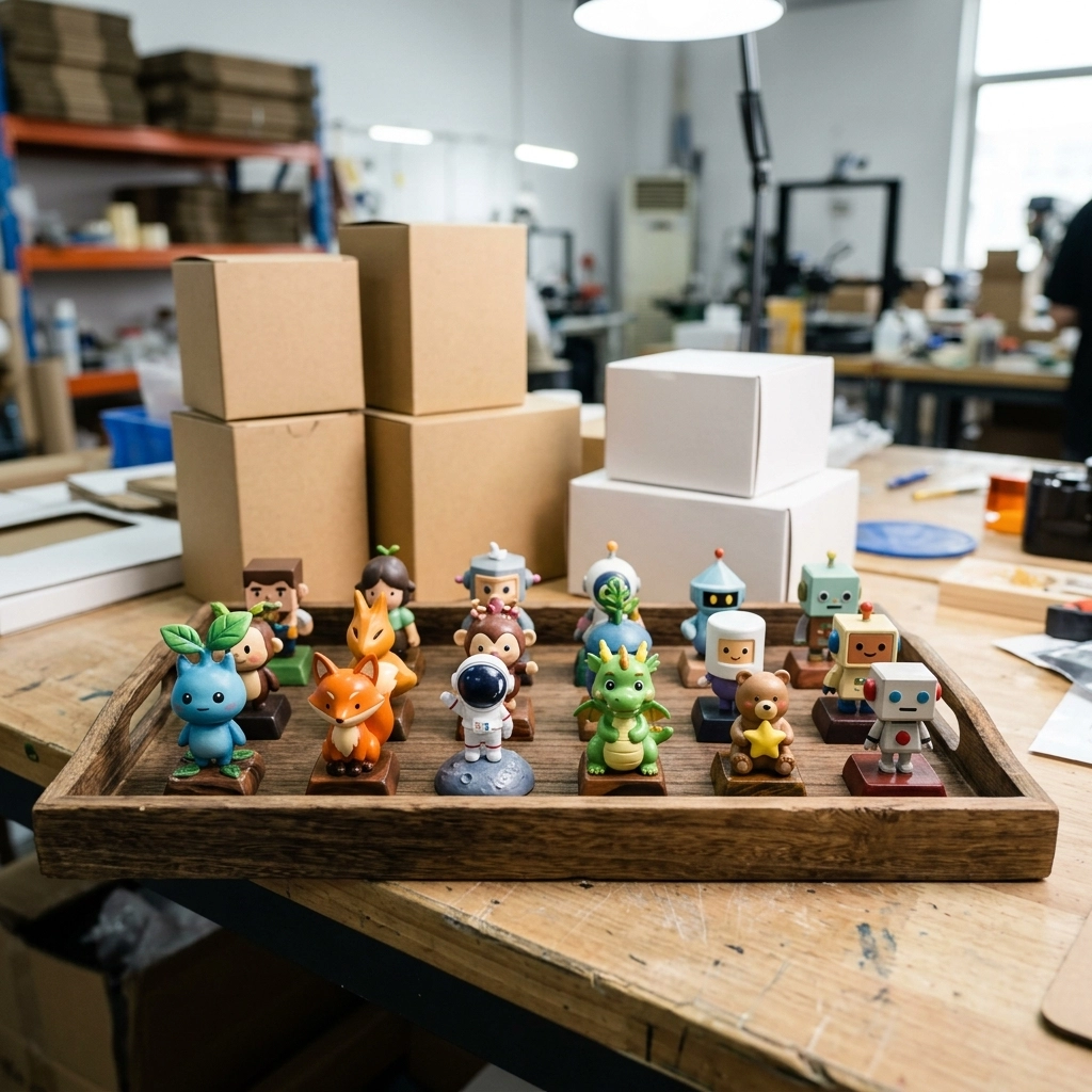 OEM Custom Figurine Manufacturing sample-to-bulk display - process sample
